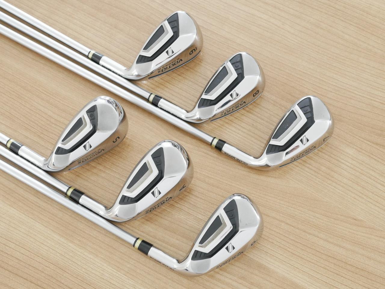Iron set : Katana : ชุดเหล็กกระเทย Katana Voltio III G Series Hi (ตีง่าย ไกลมาก) มีเหล็ก 7-Pw,Aw,Sw (6 ชิ้น ระยะเทียบเท่า เหล็ก 6-Pw,Sw) ก้าน Tour AD VS-5 Flex R