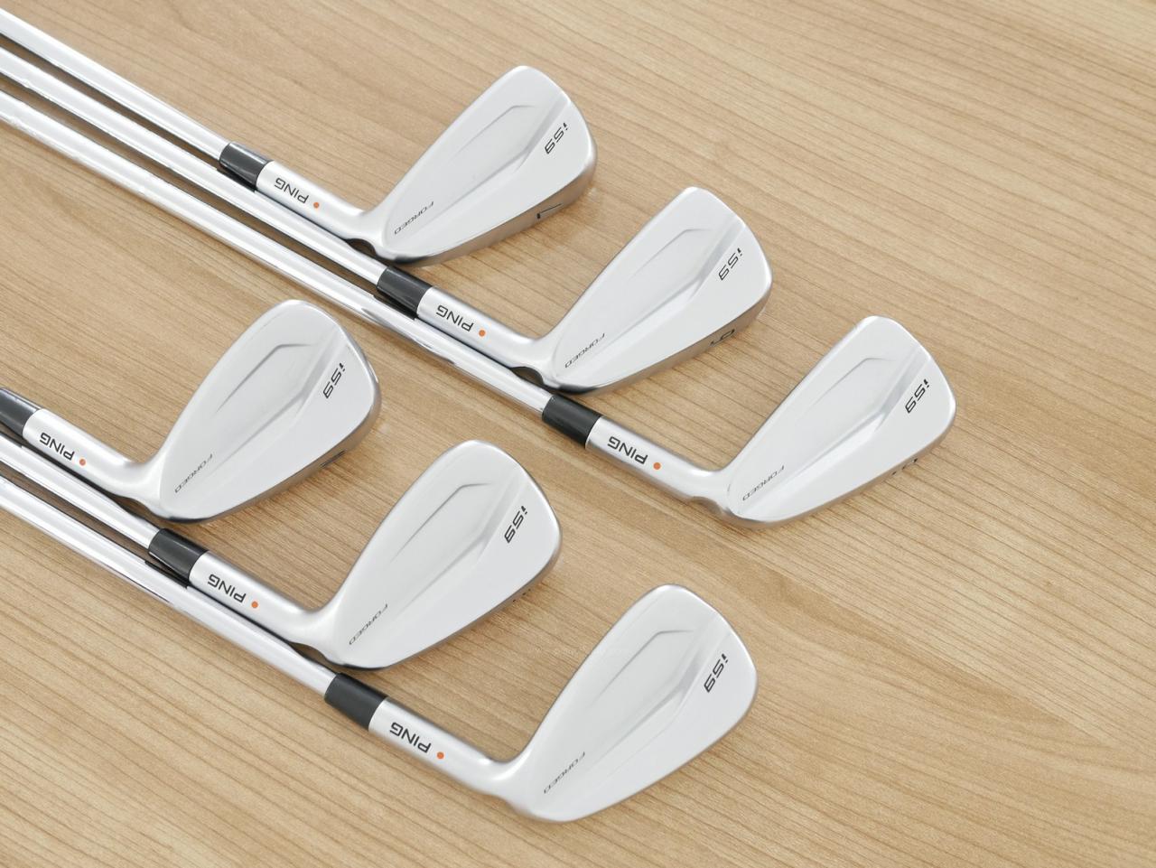 Iron set : Ping : ชุดเหล็ก Ping i59 Forged (ออกปี 2022 คม แน่นมากๆ) มีเหล็ก 5-Pw (6 ชิ้น) ก้านเหล็ก NS Pro Modus 125 Flex X