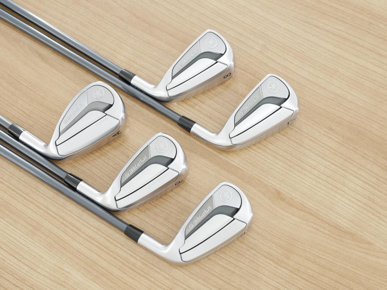 Iron set : Yamaha : ชุดเหล็ก Yamaha Inpres DriveStar Type S (รุ่นล่าสุด ปี 2025 ตีไกลที่สุด ไกลกว่าเหล็กทั่วไป 2 เบอร์ หน้าเด้งมากๆ) มีเหล็ก 7-Pw,Aw (5 ชิ้น) ก้านกราไฟต์ Fujikura Speeder NX M-425i Flex SR