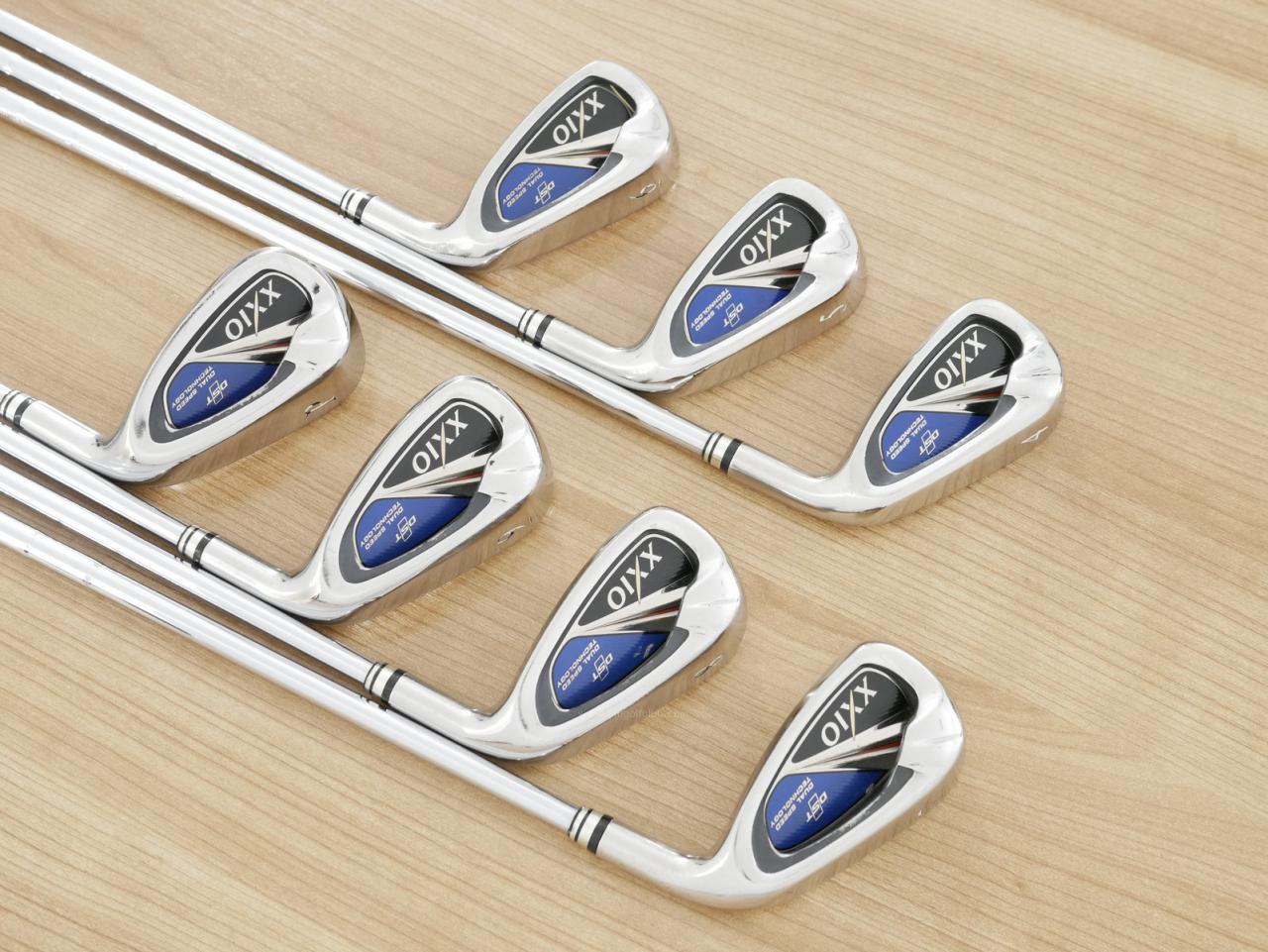 Iron set : XXIO : ชุดเหล็ก XXIO 8 (ใบใหญ่ ตีง่าย ไกล) มีเหล็ก 4-Pw (7 ชิ้น) ก้านเหล็ก NS Pro Modus 105 Flex S