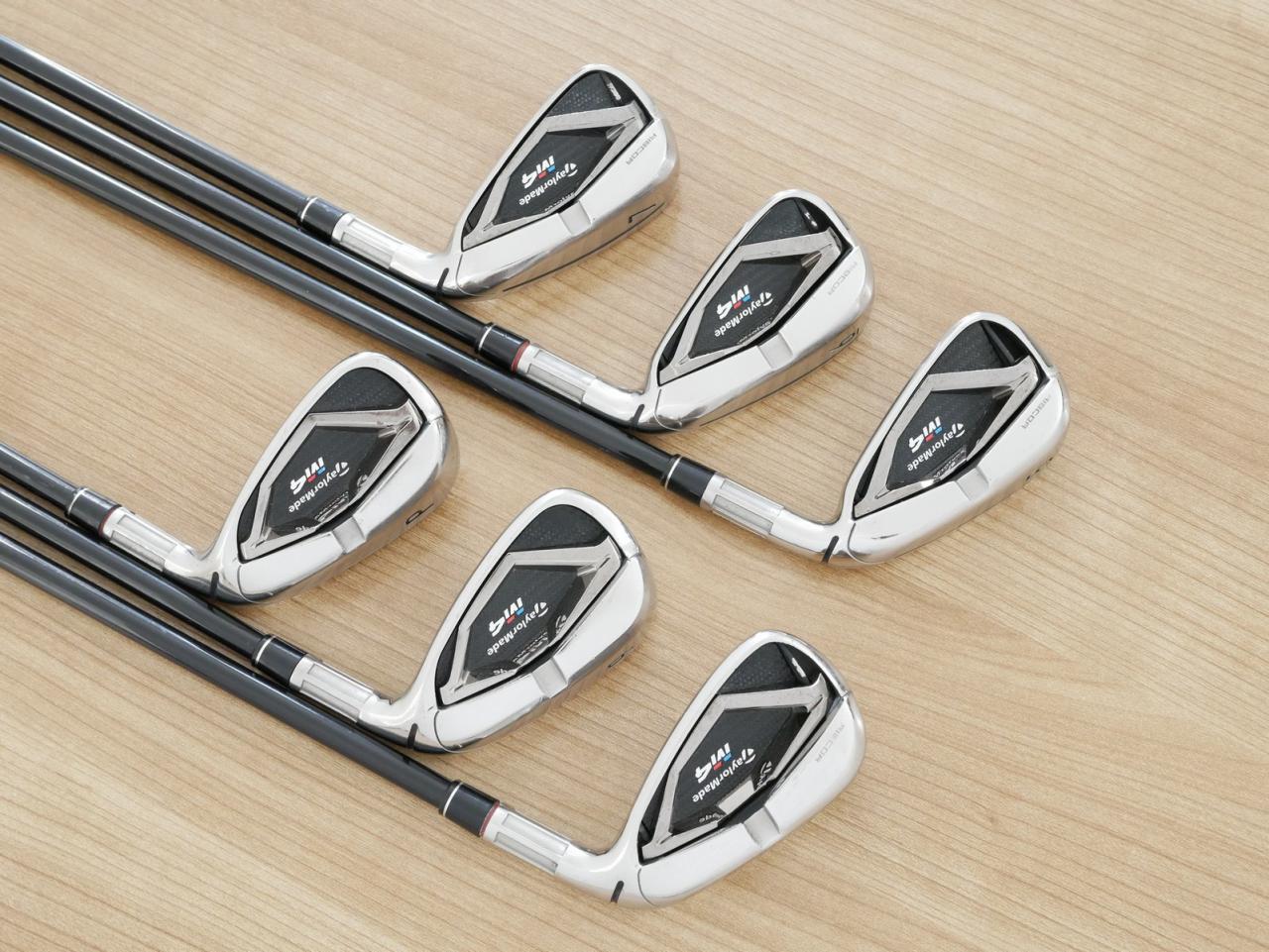 Iron set : Taylormade : ชุดเหล็ก Taylormade M4 (รุ่นปี 2018) มีเหล็ก 5-Pw (6 ชิ้น) ก้านกราไฟต์ Mitsubishi FUBUKI TM6 Flex S