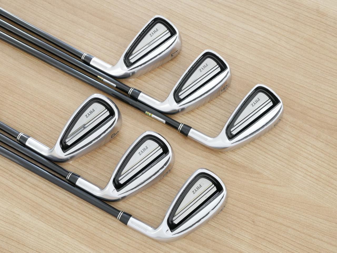 Iron set : Tourstage : ชุดเหล็ก Tourstage PHYZ III (ปี 2017 ซีรี่ย์ท๊อป ใบใหญ่ ตีง่าย ไกล) มีเหล็ก 5-Pw (6 ชิ้น) ก้านกราไฟต์ Flex R