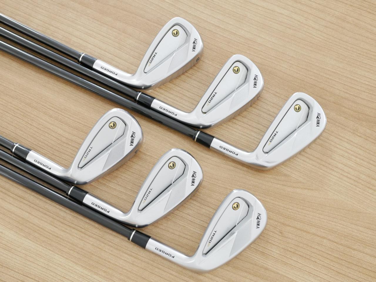 Iron set : Honma : ชุดเหล็ก Honma Tour World TR20P (ออกปี 2020) มีเหล็ก 6-11 (6 ชิ้น) ก้านกราไฟต์ Honma Vizard TR20-65 Flex R