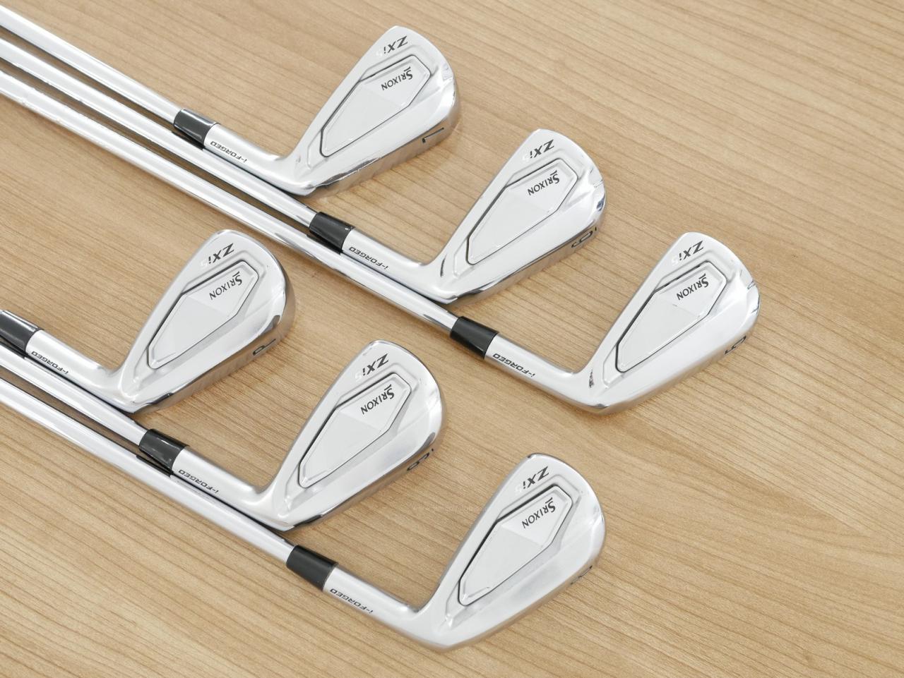 Iron set : Other Brand : ชุดเหล็ก Srixon ZXi5 i-Forged (ออกปี 2024) มีเหล็ก 5-Pw (6 ชิ้น) ก้านเหล็ก NS Pro 950 NEO DST Flex R