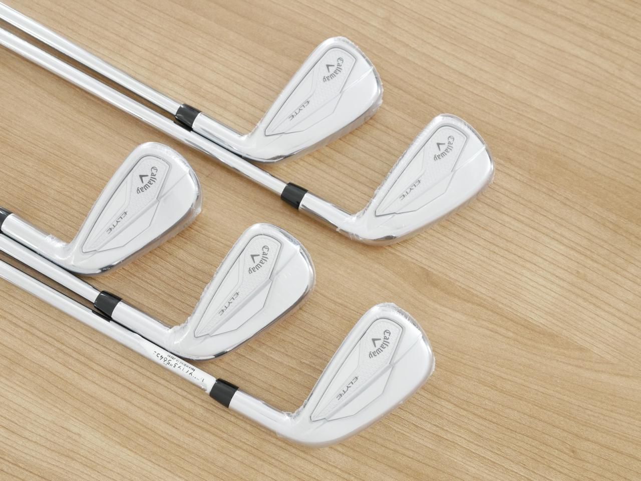 Iron set : Callaway : **ของใหม่ ยังไม่แกะพลาสติก** ชุดเหล็ก Callaway ELYTE (ออกปี 2025 ตีง่ายมาก ไกล Japan Spec.) มีเหล็ก 6-Pw (5 ชิ้น) ก้านเหล็ก NS Pro 950 NEO Flex R