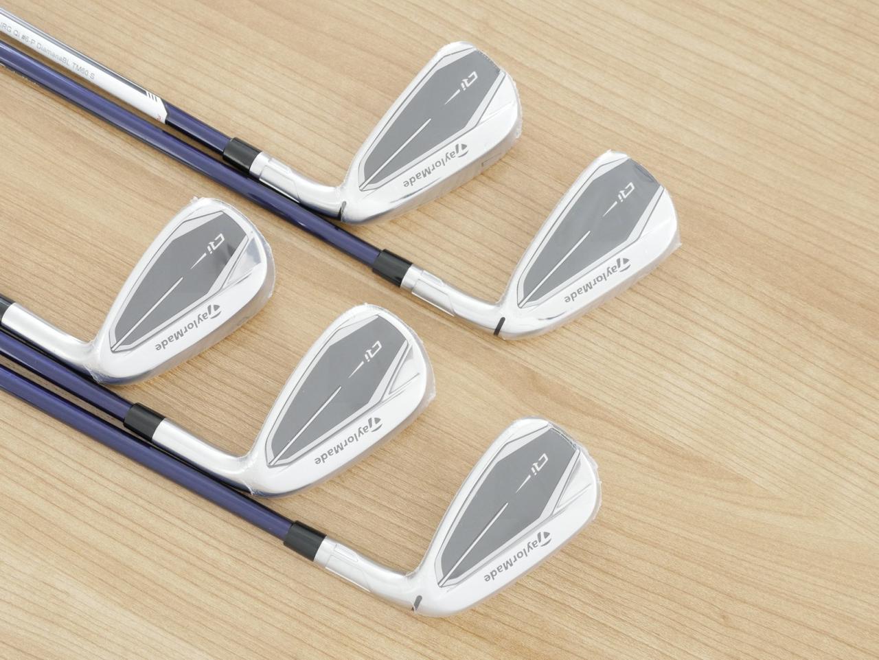 Iron set : Taylormade : **ของใหม่ ยังไม่แกะพลาสติก** ชุดเหล็ก Taylormade Qi (ออกปี 2024 Japan Spec.) มีเหล็ก 6-Pw (5 ชิ้น) ก้านกราไฟต์ Mitsubishi Diamana TM60 Flex S