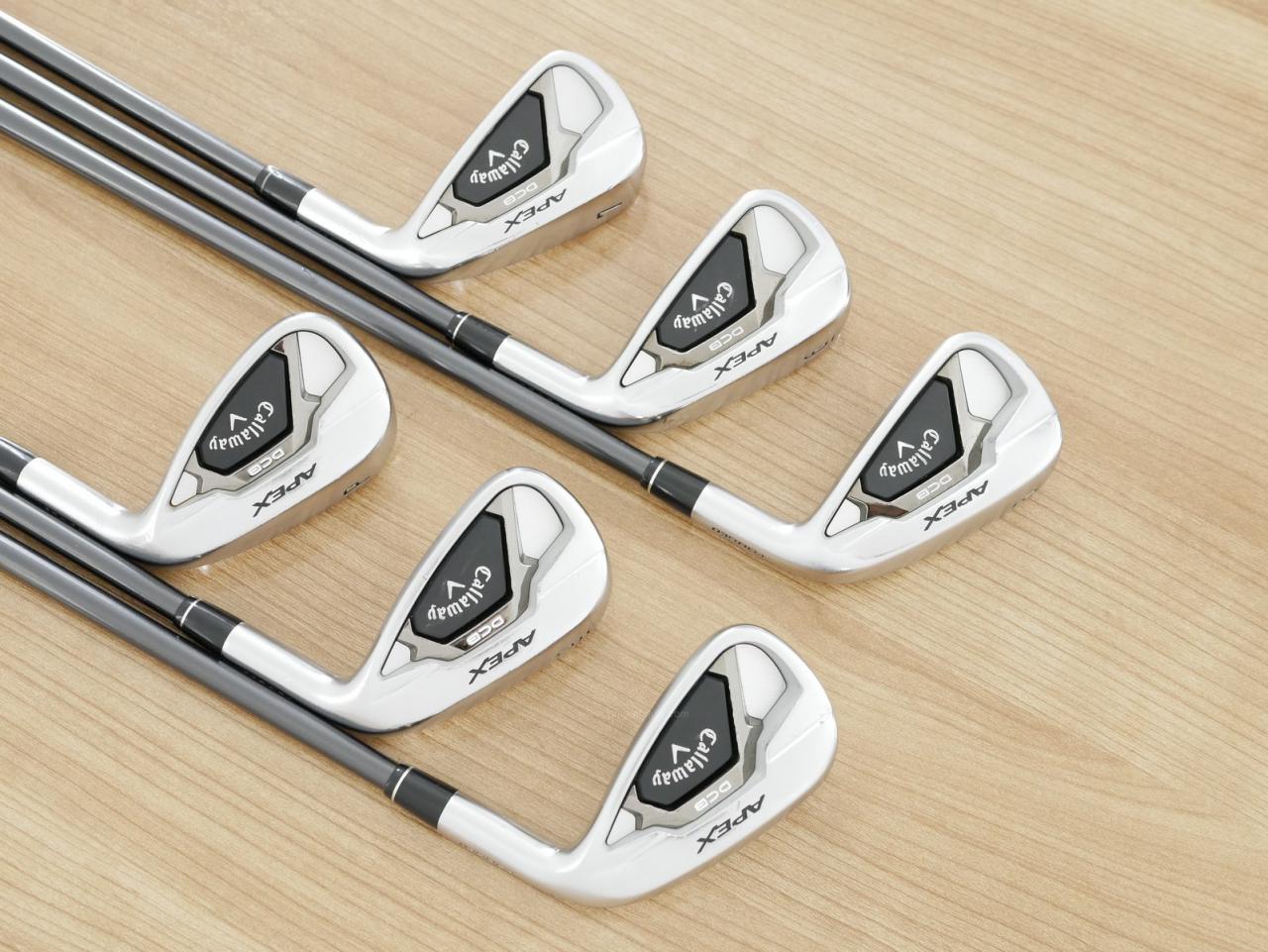 Iron set : Callaway : ชุดเหล็ก Callaway APEX DCB Forged (ปี 2022) มีเหล็ก 5-Pw (6 ชิ้น) ก้านกราไฟต์ Mitsubishi Diamana 55 Flex S