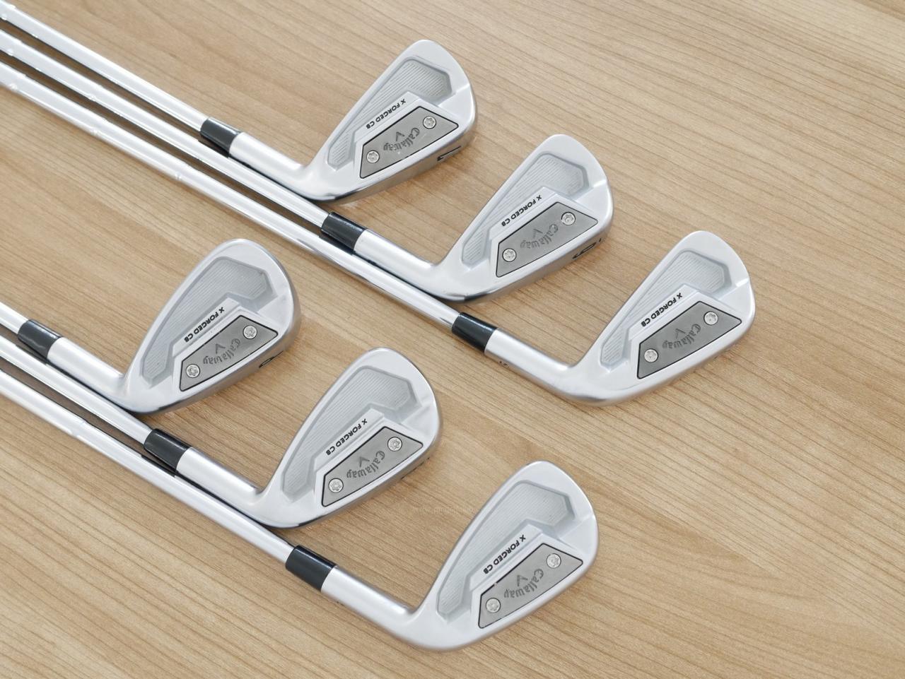 Iron set : Callaway : ชุดเหล็ก Callaway X Forged CB (รุ่นปี 2022) มีเหล็ก 5-Pw (6 ชิ้น) ก้านเหล็ก Dynamic Gold MID 115 S200
