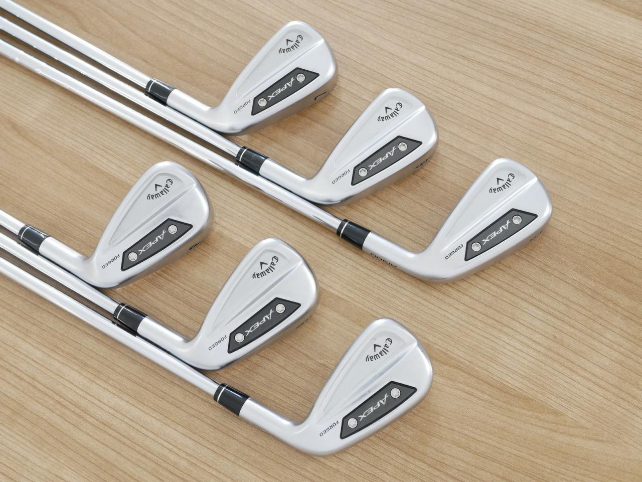 Iron set : Callaway : ชุดเหล็ก Callaway APEX Ai300 Forged (รุ่นล่าสุด ออกปี 2024) มีเหล็ก 5-Pw (6 ชิ้น) ก้านเหล็ก NS Pro 750 NEO Flex S