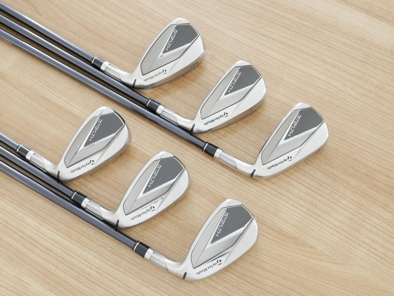 Iron set : Taylormade : ชุดเหล็ก Taylormade Stealth (ออกปี 2022 Japan Spec.) มีเหล็ก 6-Pw,Aw (6 ชิ้น) ก้านกราไฟต์ Mitsubishi Tensei TM60 Flex S
