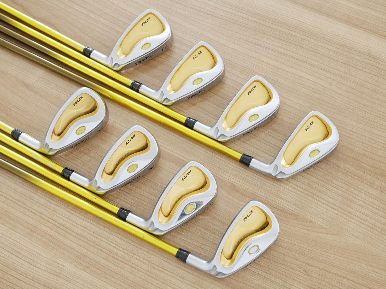 Iron set : Honma : **ก้าน 4 ดาว มีตำหนิ** Honma Beres MG703 (หน้าเด้ง) มีเหล็ก 5-10,Aw,Sw (8 ชิ้น) ก้าน ARMRQ UD54 Flex R (4 ดาว)