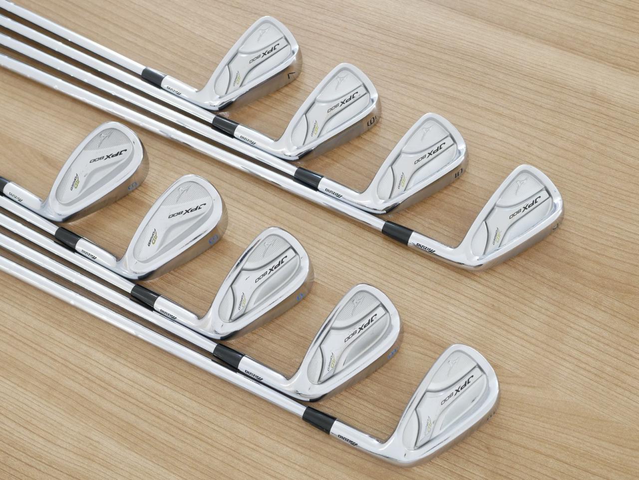 Iron set : Mizuno : ชุดเหล็ก Mizuno JPX 800 AD Forged มีเหล็ก 4-Pw,Aw,Sw (9 ชิ้น) ก้านเหล็ก NS Pro 950 HT Flex S