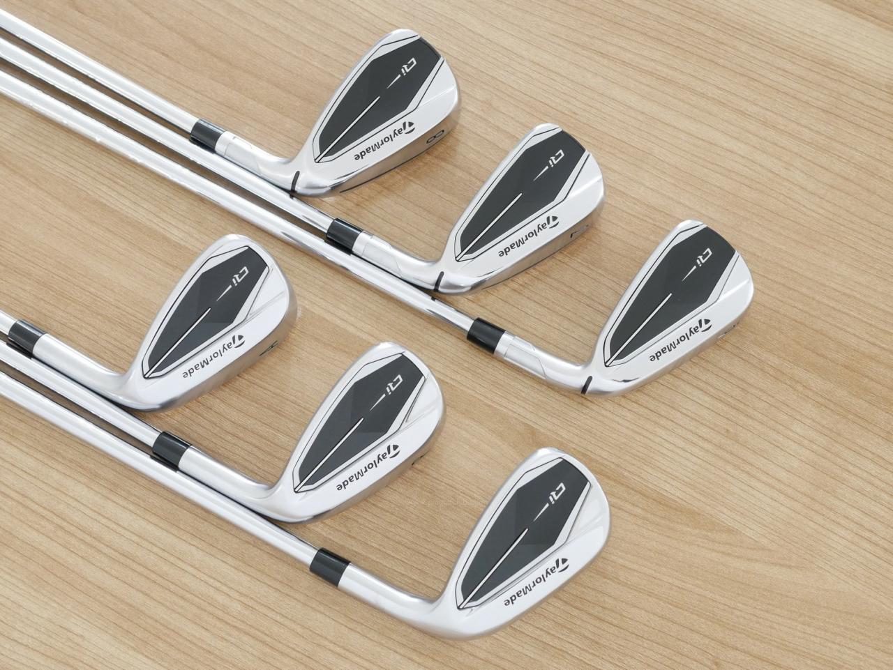Iron set : Taylormade : ชุดเหล็ก Taylormade Qi (รุ่นล่าสุด ออกปี 2024 Japan Spec.) มีเหล็ก 6-Pw,Aw (6 ชิ้น) ก้านเหล็ก NS Pro 910GH Flex S