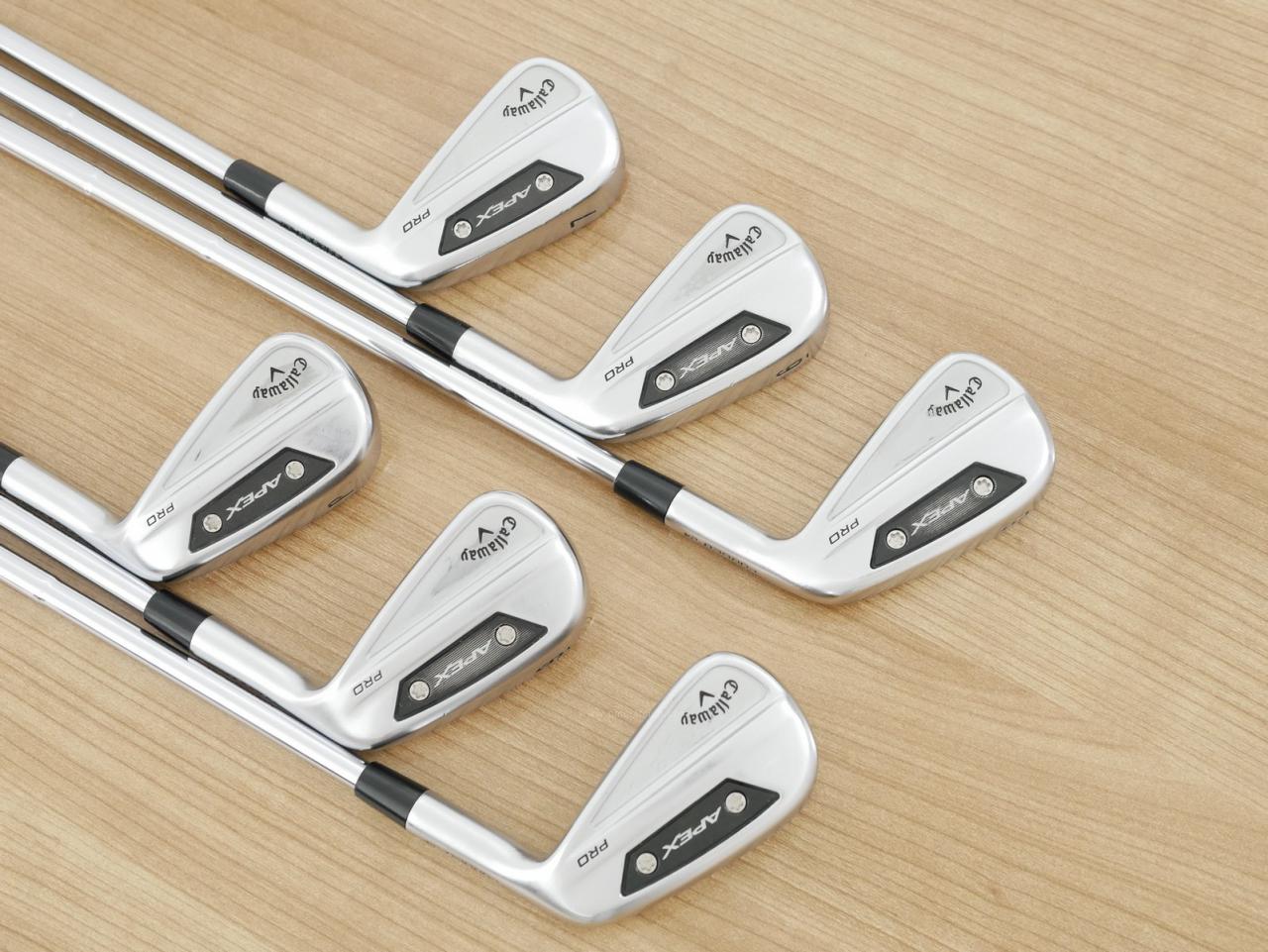 Iron set : Callaway : ชุดเหล็ก Callaway APEX Pro Forged (ออกปี 2024) มีเหล็ก 5-Pw (6 ชิ้น) ก้านเหล็ก Dynamic Gold 115 MID S200