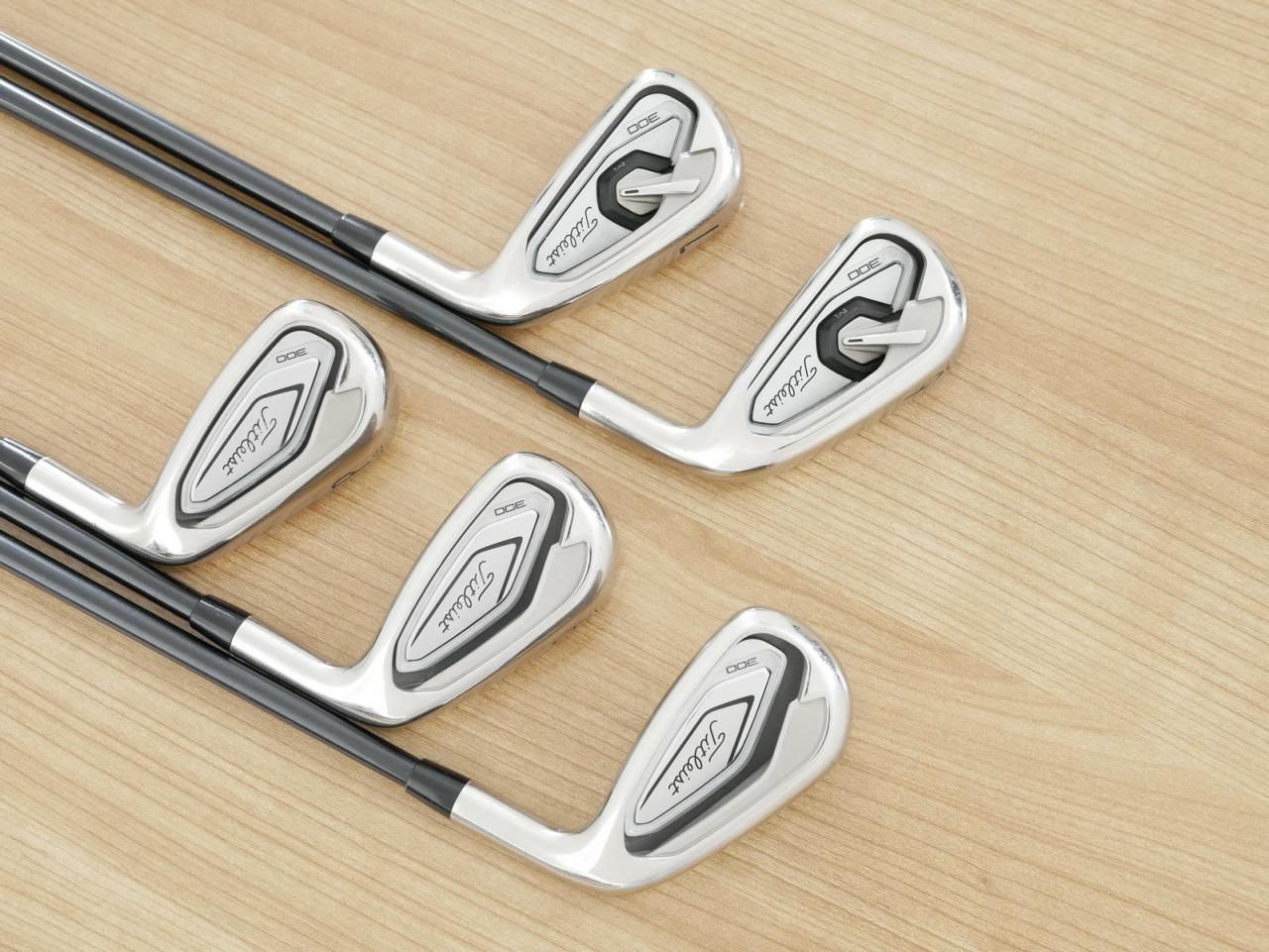 Iron set : Titleist : ชุดเหล็ก Titleist T300 (ออกปี 2019) มีเหล็ก 6-Pw (5 ชิ้น) ก้านกราไฟต์ Fujikura MCI 70 Flex S