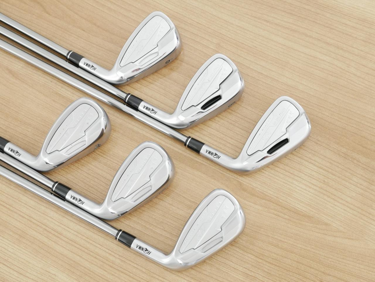 Iron set : Honma : **ก้าน 3 ดาว** ชุดเหล็ก Honma Beres NX (รุ่นปี 2023) มีเหล็ก 7-11,Aw (6 ชิ้น) ก้านกราไฟต์ Honma Vizard IB-WF 85 Flex S (3 ดาว)