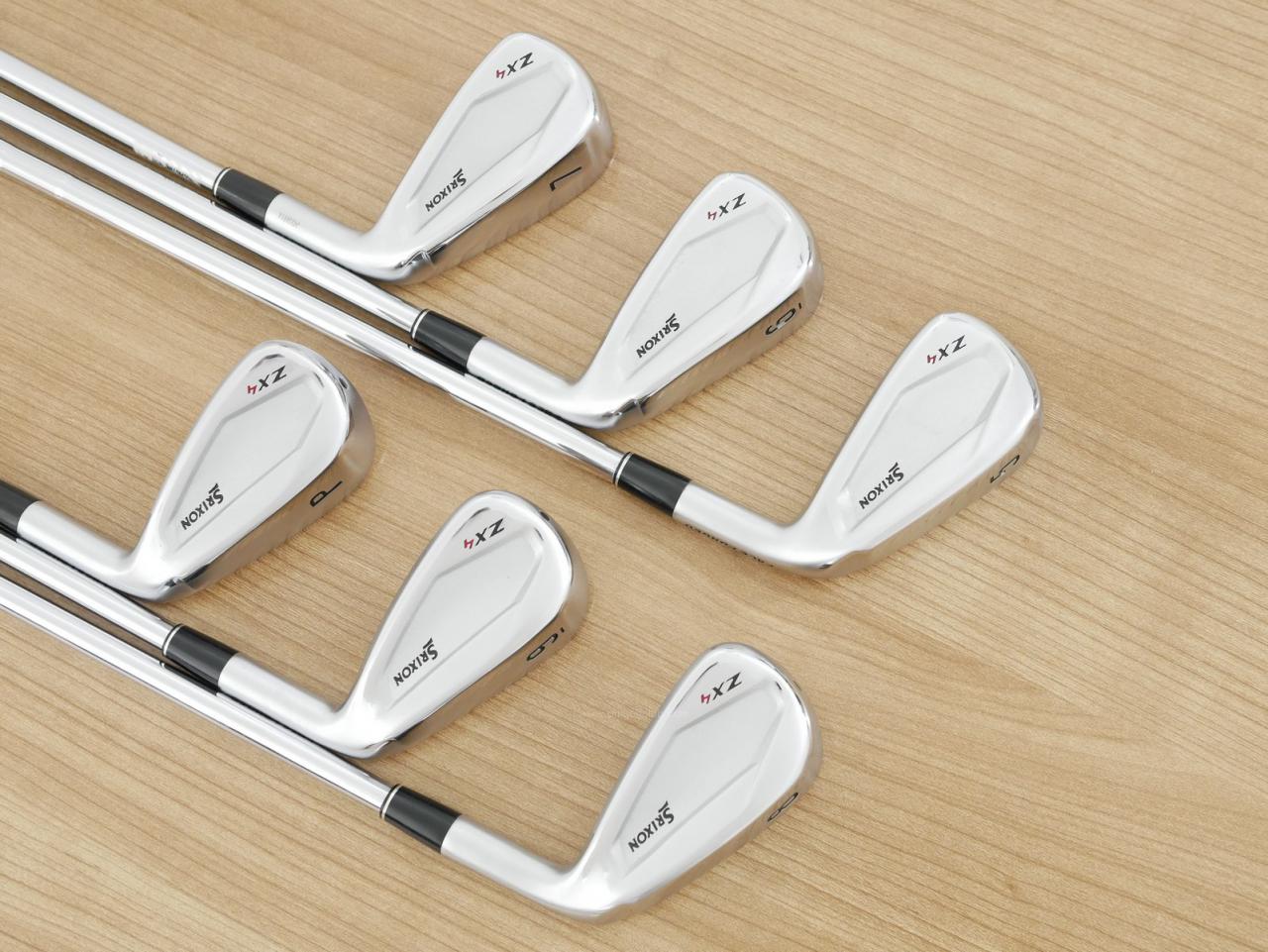Iron set : Other Brand : ชุดเหล็ก Srixon ZX4 Face Forged (รุ่นปี 2021 ตีง่าย ไกล) มีเหล็ก 5-Pw (6 ชิ้น) ก้านเหล็ก NS Pro 950 NEO Flex S