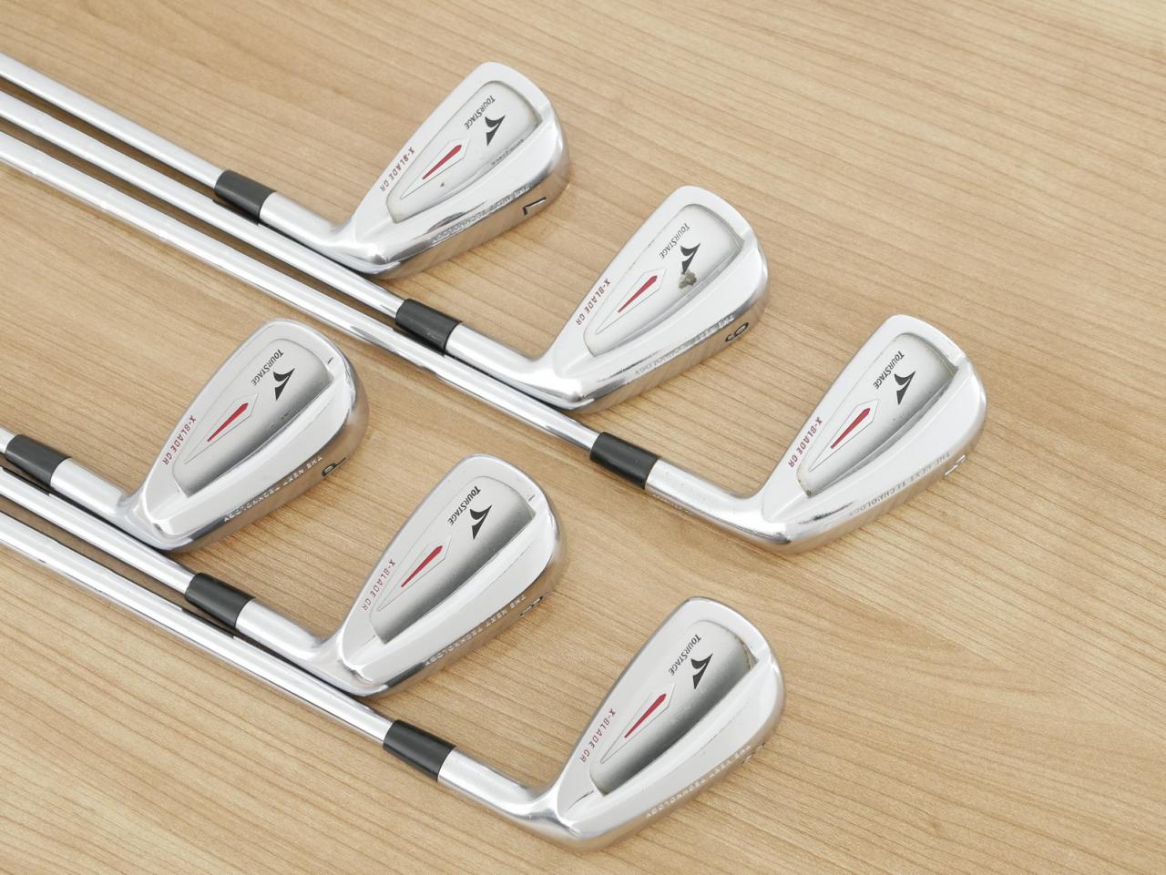 Iron set : Tourstage : ชุดเหล็ก Tourstage X-Blade GR Forged มีเหล็ก 5-Pw (6 ชิ้น) ก้านเหล็ก KBS Tour Flex R