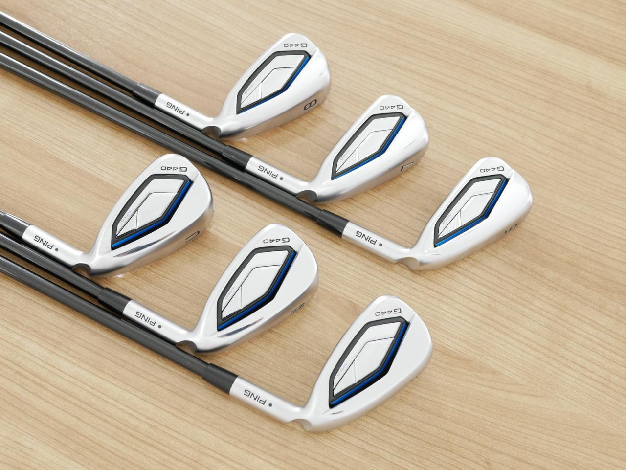 Iron set : Ping : ชุดเหล็ก Ping G440 (รุ่นล่าสุด ออกปี 2025 Japan Spec. ใบใหญ่ ง่าย ไกล) มีเหล็ก 6-W,U (6 ชิ้น) ก้านกราไฟต์ Graphite Design RAUNE i90 Flex S