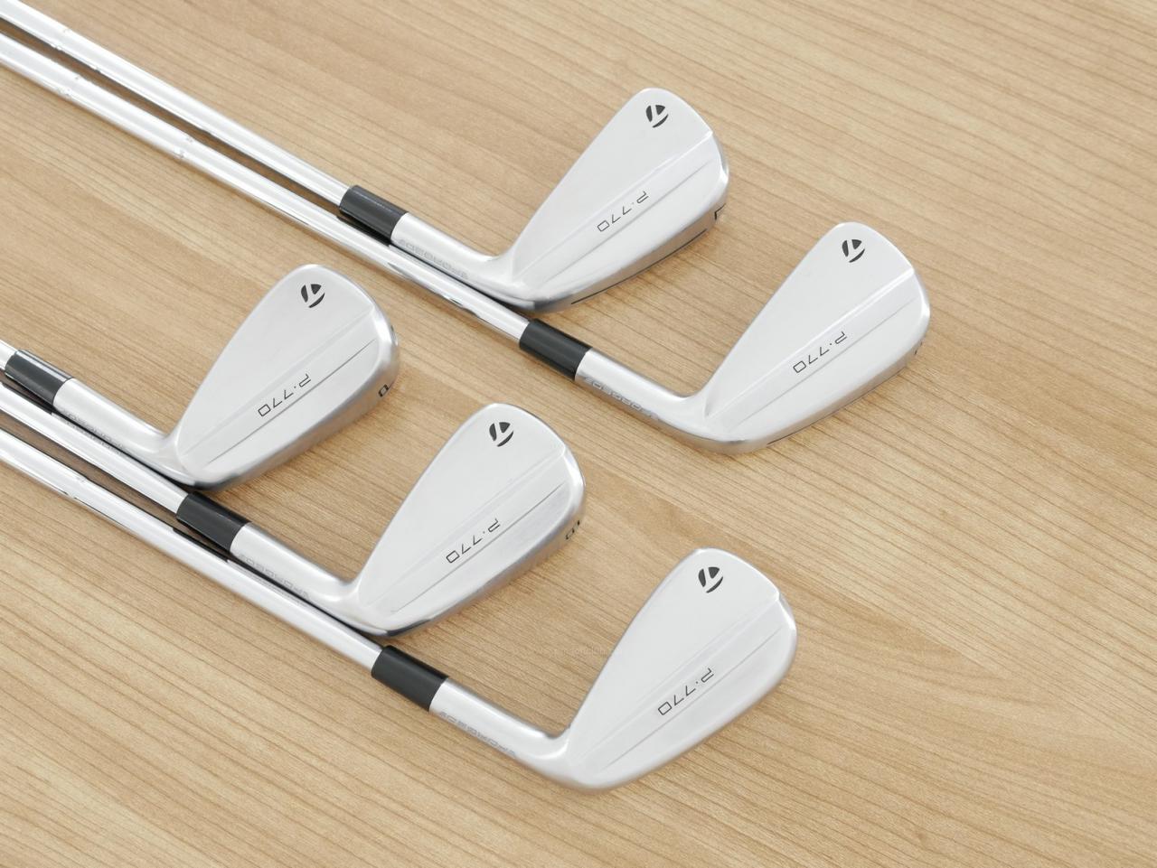 Iron set : Taylormade : ชุดเหล็ก Taylormade P770 Forged (รุ่นล่าสุด ออกปี 2024 นุ่ม แน่น) มีเหล็ก 6-Pw (5 ชิ้น) ก้านเหล็ก Dynamic Gold 115 MID S200