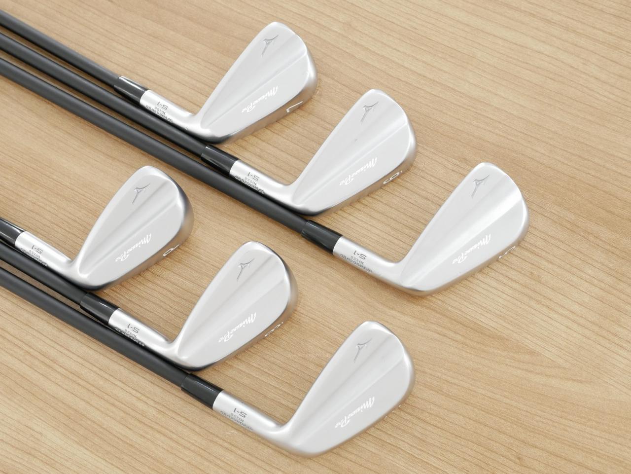 Iron set : Mizuno : ชุดเหล็ก Mizuno Pro S-1 Forged (รุ่นล่าสุด ออกปี 2025 นุ่มสุดๆ คมมากๆ) มีเหล็ก 5-Pw (6 ชิ้น) ก้านกราไฟต์ Fujikura TRAVIL 85 Flex S