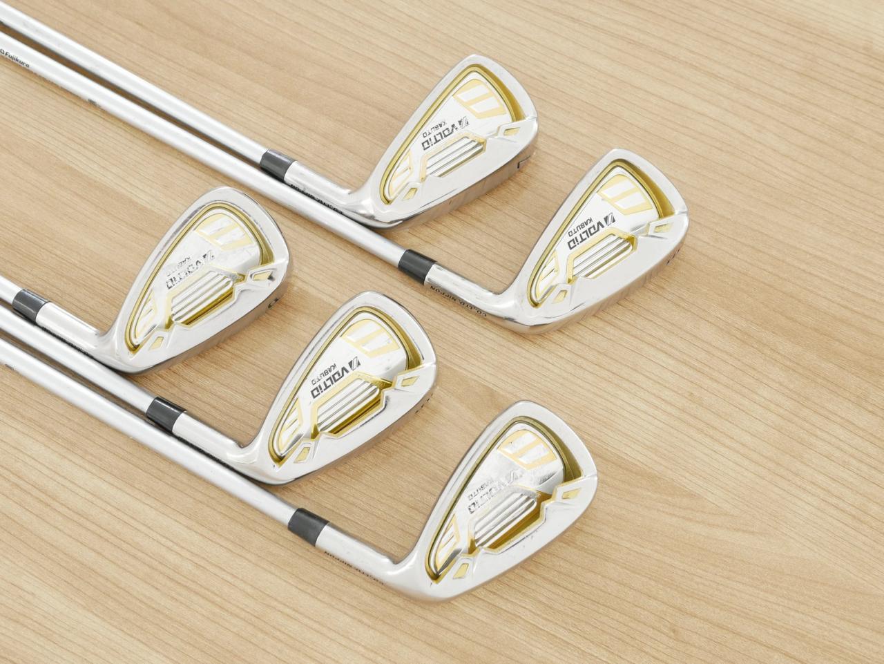 Iron set : Katana : ชุดเหล็ก Katana Voltio KABUTO 55 (หน้าเด้ง) มีเหล็ก 6-Pw (5 ชิ้น) ก้านกราไฟต์ Fujikura Speeder 588 Flex SR