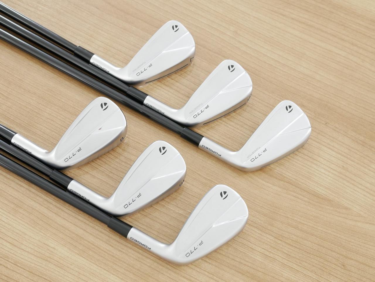 Iron set : Taylormade : ชุดเหล็ก Taylormade P770 Forged (รุ่นปี 2023 นุ่ม แน่น)  มีเหล็ก 5-Pw (6 ชิ้น) ก้านกราไฟต์ Mitsubishi Diamana Thump i95 Flex S