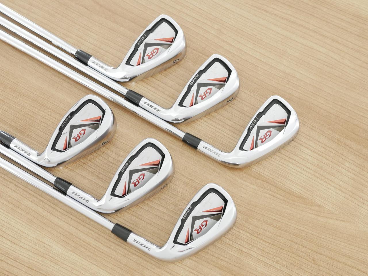 Iron set : Tourstage : ชุดเหล็ก Tourstage X-Blade GR (ใบใหญ่ ตีง่าย) มีเหล็ก 5-Pw (6 ชิ้น) ก้านเหล็ก NS Pro 950 NEO Flex S