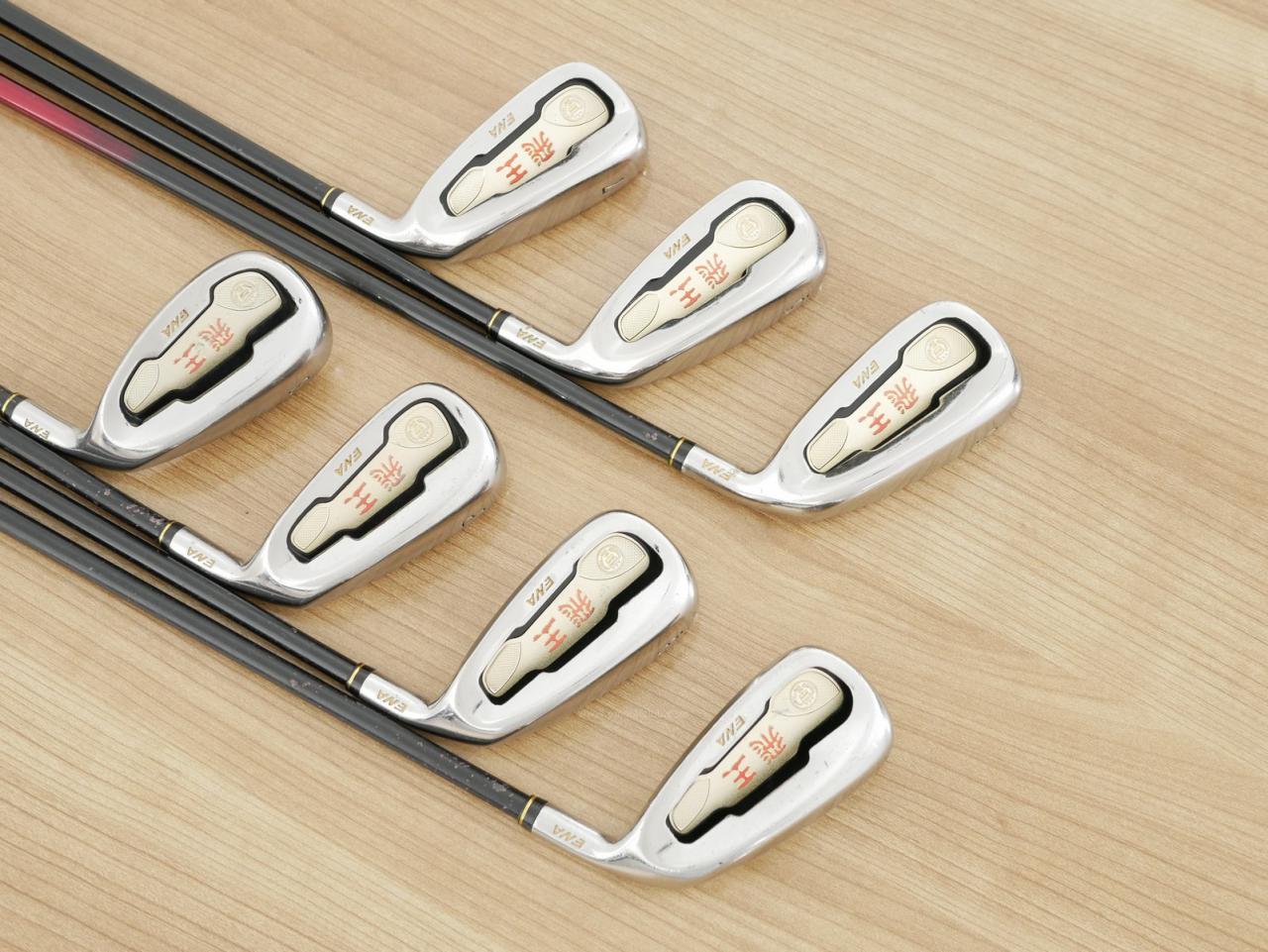 Iron set : Other Brand : ชุดเหล็ก ENA HIOU (เบามากๆ หน้าเด้ง เหมาะกับซีเนียร์) มีเหล็ก 5-Pw,Sw (7 ชิ้น) ก้านกราไฟต์ Flex R