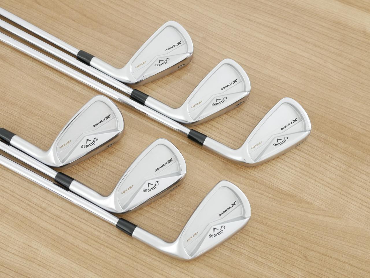 Iron set : Callaway : ชุดเหล็ก Callaway X Forged Star (ออกปี 2024) มีเหล็ก 5-Pw (6 ชิ้น) ก้านเหล็ก NS Pro Modus 105 Flex R