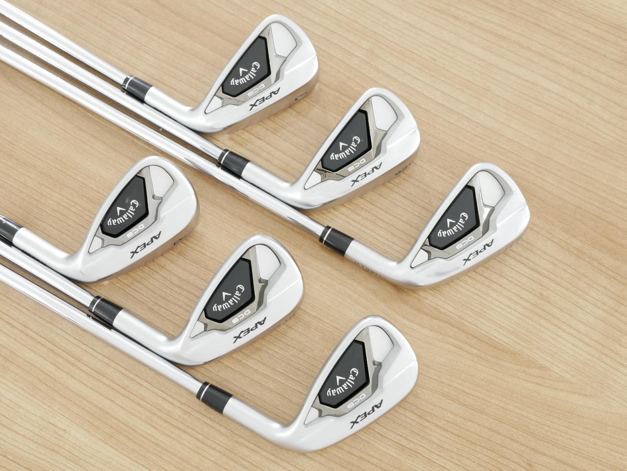 Iron set : Callaway : ชุดเหล็ก Callaway APEX DCB Forged (ปี 2022) มีเหล็ก 5-Pw (6 ชิ้น) ก้านเหล็ก NS Pro ZELOS 7 Flex S