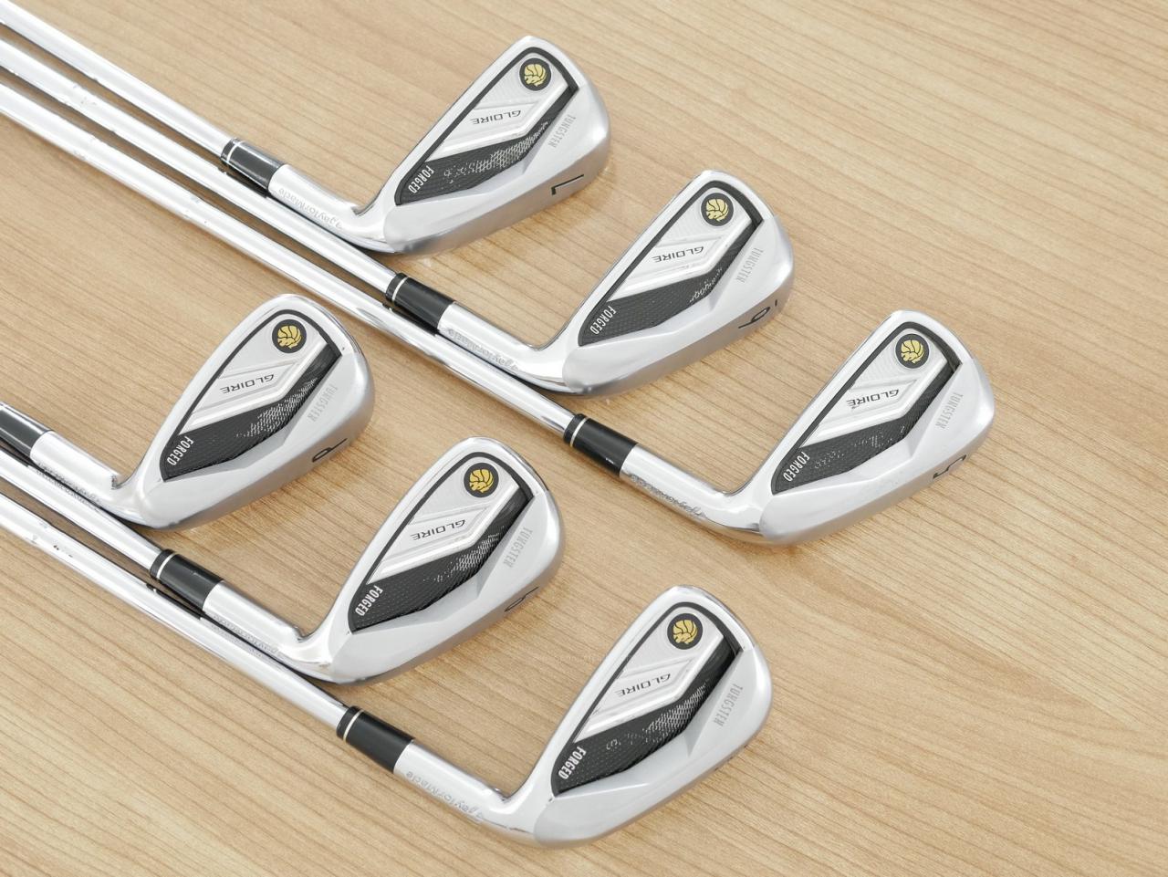 Iron set : Taylormade : ชุดเหล็ก Taylormade Gloire Forged (รุ่นท๊อปสุด Japan Spec.) มีเหล็ก 5-Pw (6 ชิ้น) ก้านเหล็ก Dynamic Gold S200
