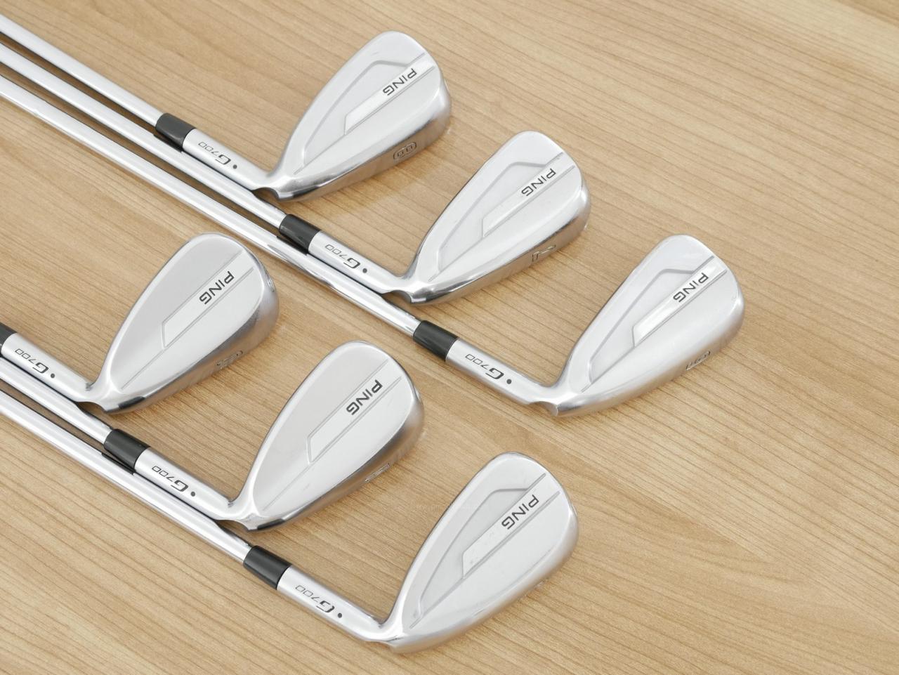 Iron set : Ping : ชุดเหล็ก Ping G700 (ปี 2019 Japan Spec. ใบใหญ่ ง่ายที่สุด ไกลที่สุดของ Ping) มีเหล็ก 6-Pw,Aw (6 ชิ้น) ก้านเหล็ก NS Pro ZELOS 6 Flex R