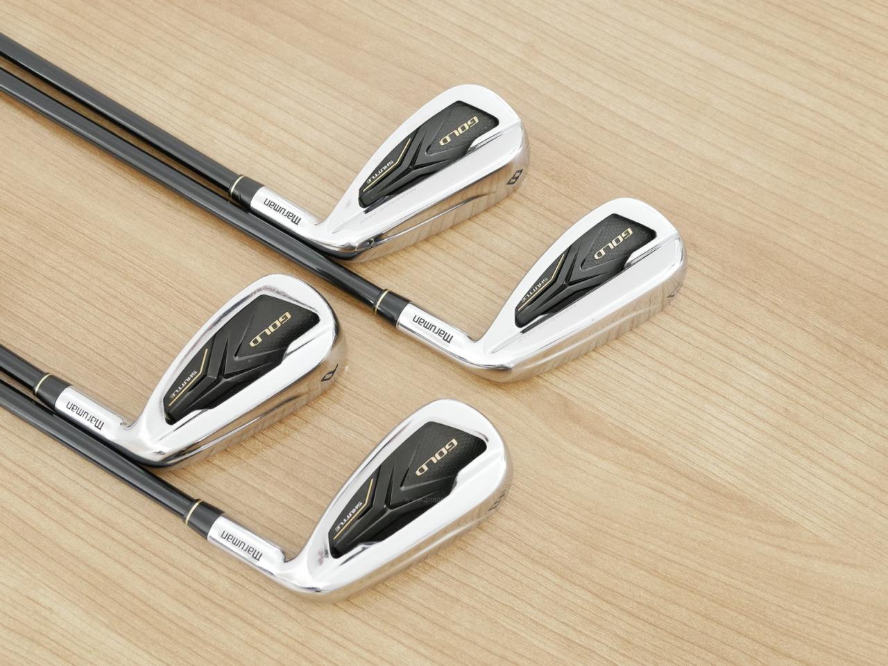 Iron set : Maruman : ชุดเหล็ก Maruman Shuttle Gold (ออกปี 2019 ตีง่าย ไกลสุดๆๆๆๆ) มีเหล็ก 7-Pw (4 ชิ้น) ก้านกราไฟต์ Mitsubishi FUBUKI SG200 Flex R