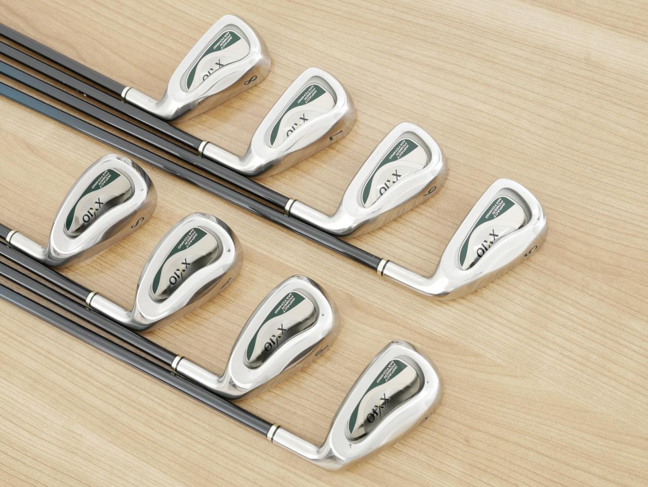 Iron set : XXIO : ชุดเหล็ก XXIO Impact Power Matching 5 มีเหล็ก 5-Pw,Aw,Sw (8 ชิ้น) ก้านกราไฟต์ MP-400 Flex R