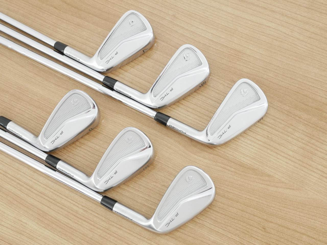 Iron set : Taylormade : ชุดเหล็ก Taylormade P7MC Forged (ซีรี่ย์ท้อปสุด ออกปี 2021) มีเหล็ก 5-Pw (6 ชิ้น) ก้านเหล็ก NS Pro Modus 105 Flex S