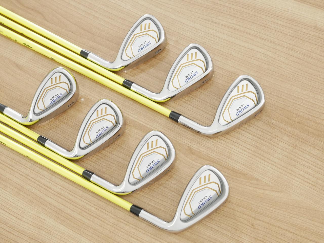 Iron set : Katana : ชุดเหล็ก Katana Sword LX-880 (ตีง่าย ไกล) มีเหล็ก 6-Pw,Aw,Sw (7 ชิ้น) ก้านกราไฟต์ Fujikura Speeder Five Flex R