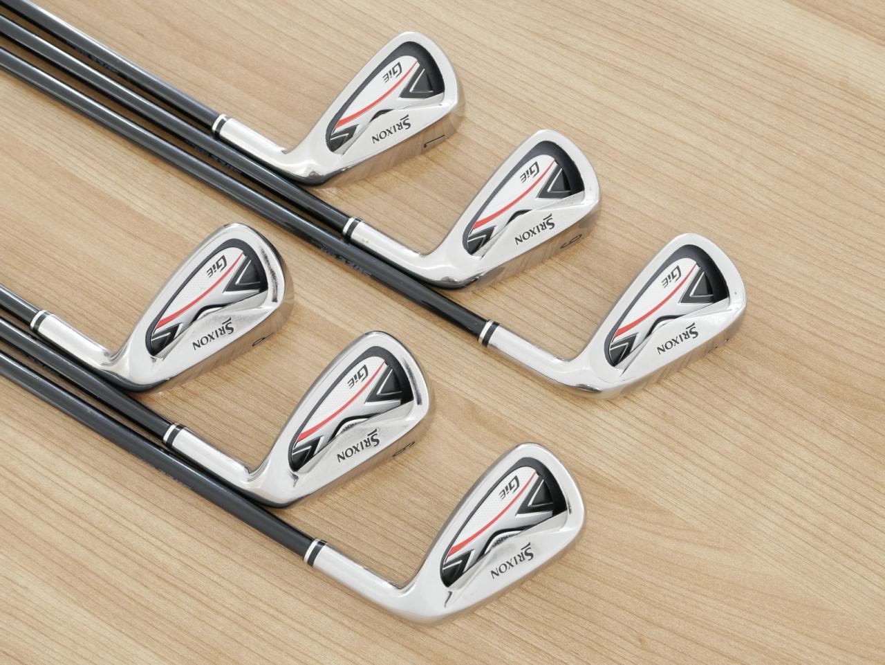Iron set : Other Brand : ชุดเหล็ก Srixon GIE (ใบใหญ่ ตีง่าย) มีเหล็ก 5-Pw (6 ชิ้น) ก้านกราไฟต์ Miyazaki 61 Flex R
