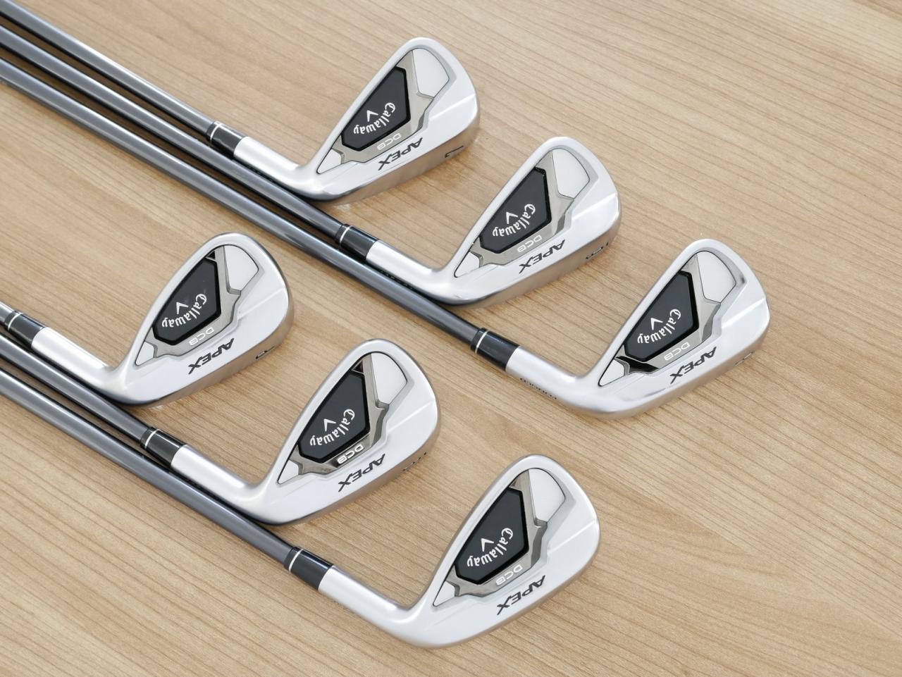Iron set : Callaway : ชุดเหล็ก Callaway APEX DCB Forged (ปี 2022) มีเหล็ก 5-Pw (6 ชิ้น) ก้านกราไฟต์ Mitsubishi Diamana 55 Flex R