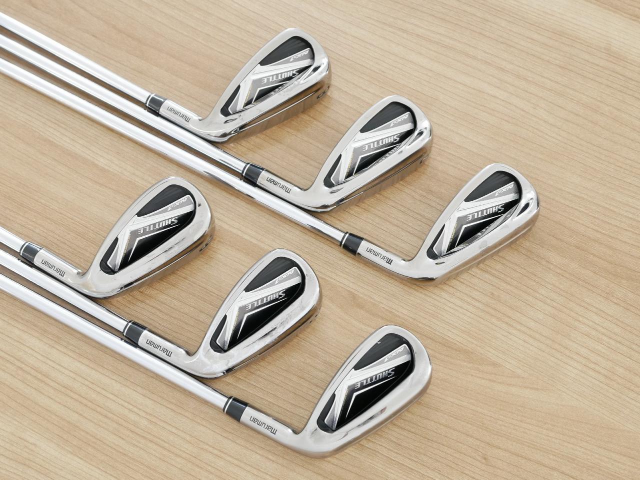 Iron set : Maruman : ชุดเหล็ก Maruman Shuttle NX-1 (ออกปี 2018 หน้าเด้งสุดๆ โกงสุดๆ เหล็ก 7 Loft 27) มีเหล็ก 6-Pw,Pa (6 ชิ้น) ก้านเหล็ก NS Pro Zelos 7 Flex R