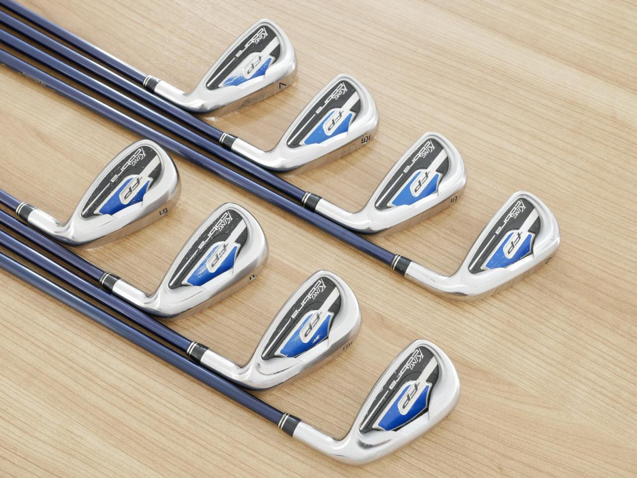 Iron set : Other Brand : ชุดเหล็ก Cobra FP (ใบใหญ่ ตีง่าย) มีเหล็ก 4-Pw,Aw (8 ชิ้น) ก้านกราไฟต์ Flex S