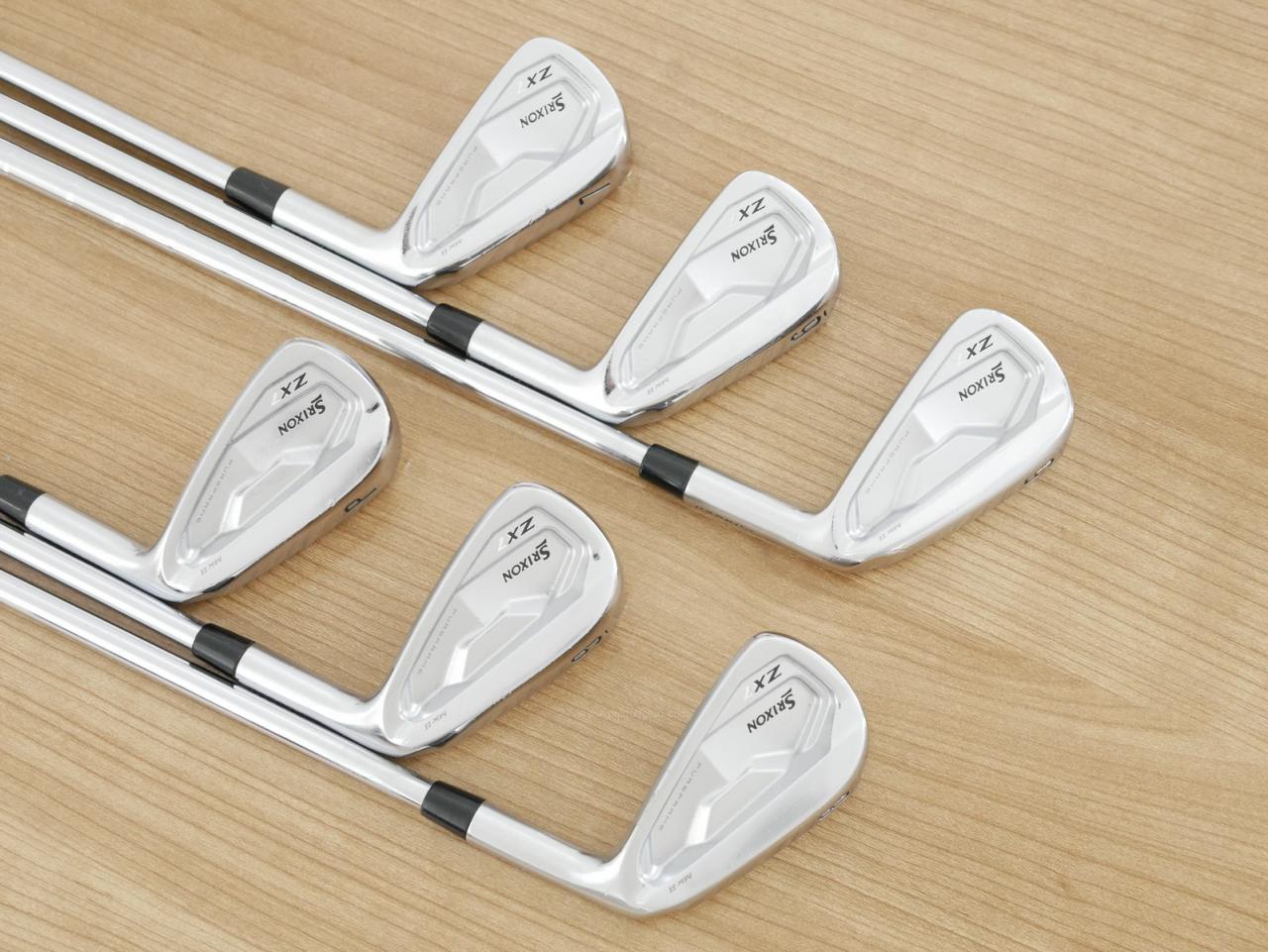 Iron set : Other Brand : ชุดเหล็ก Srixon ZX7 MK II Forged (ออกปี 2023) มีเหล็ก 5-Pw (6 ชิ้น) ก้านเหล็ก NS Pro 850 Flex S