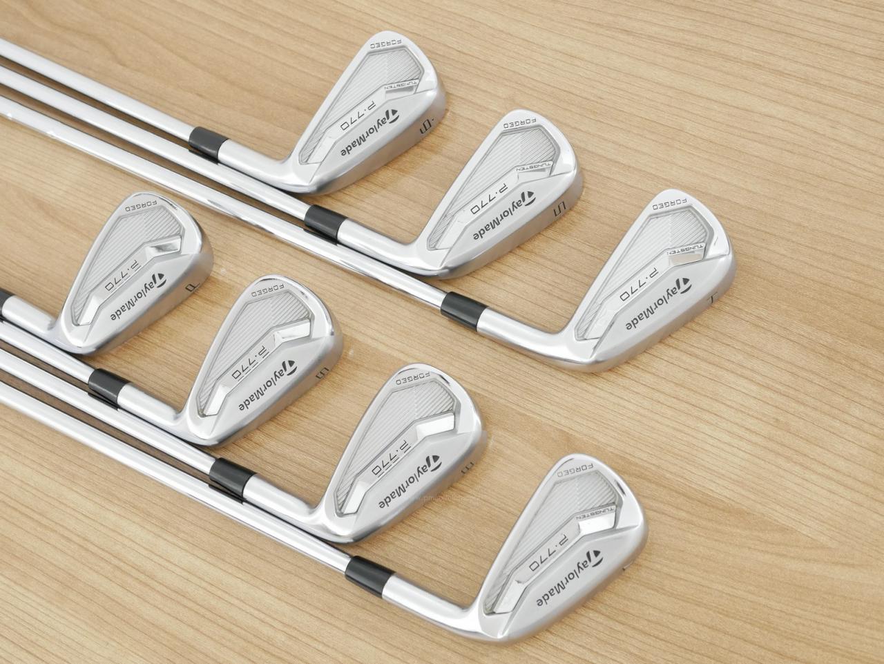 Iron set : Taylormade : ชุดเหล็ก Taylormade P770 Forged (ปี 2018 นุ่ม แน่น) มีเหล็ก 4-Pw (7 ชิ้น) ก้านเหล็ก NS Pro Modus 115 Flex S