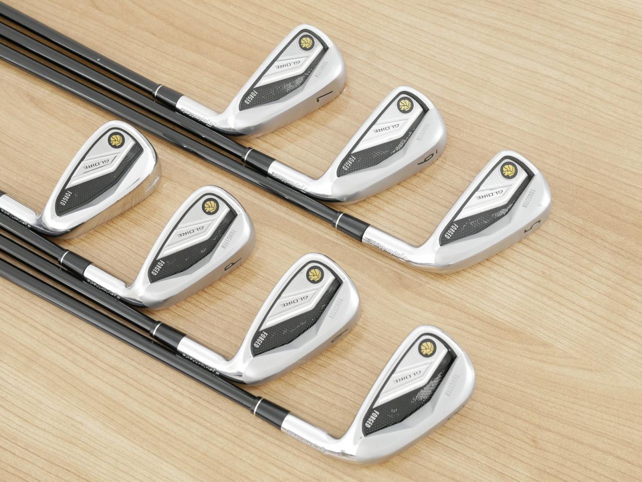 Iron set : Taylormade : ชุดเหล็ก Taylormade Gloire Forged (รุ่นท๊อปสุด Japan Spec.) มีเหล็ก 5-Pw,Aw (7 ชิ้น) ก้านกราไฟต์ Flex R
