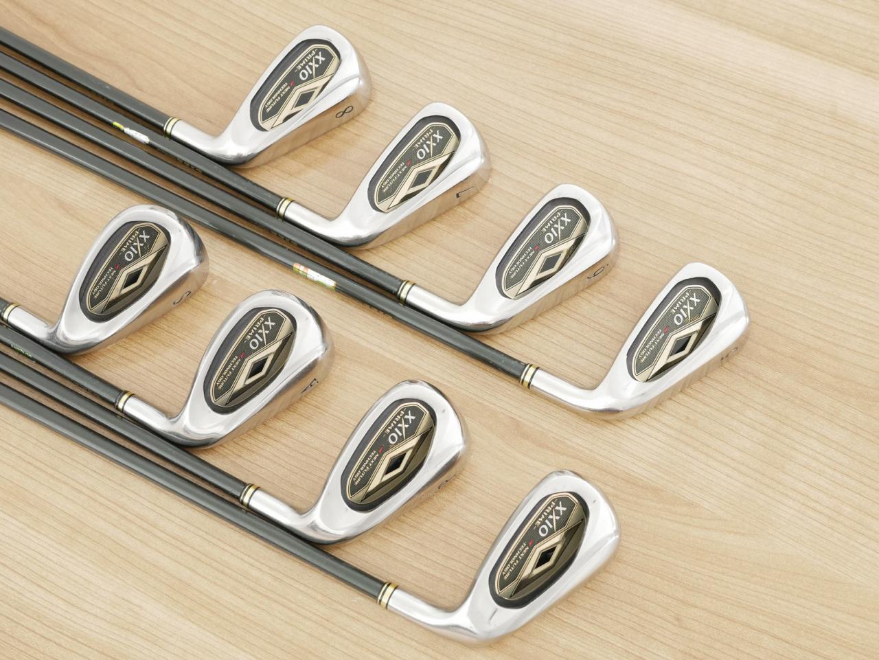 Iron set : XXIO : ชุดเหล็ก XXIO Prime 7 (รุ่นท๊อปสุด ตีง่าย ไกล) มีเหล็ก 5-Pw,Aw,Sw (8 ชิ้น) ก้านกราไฟต์ SP-700 Flex R