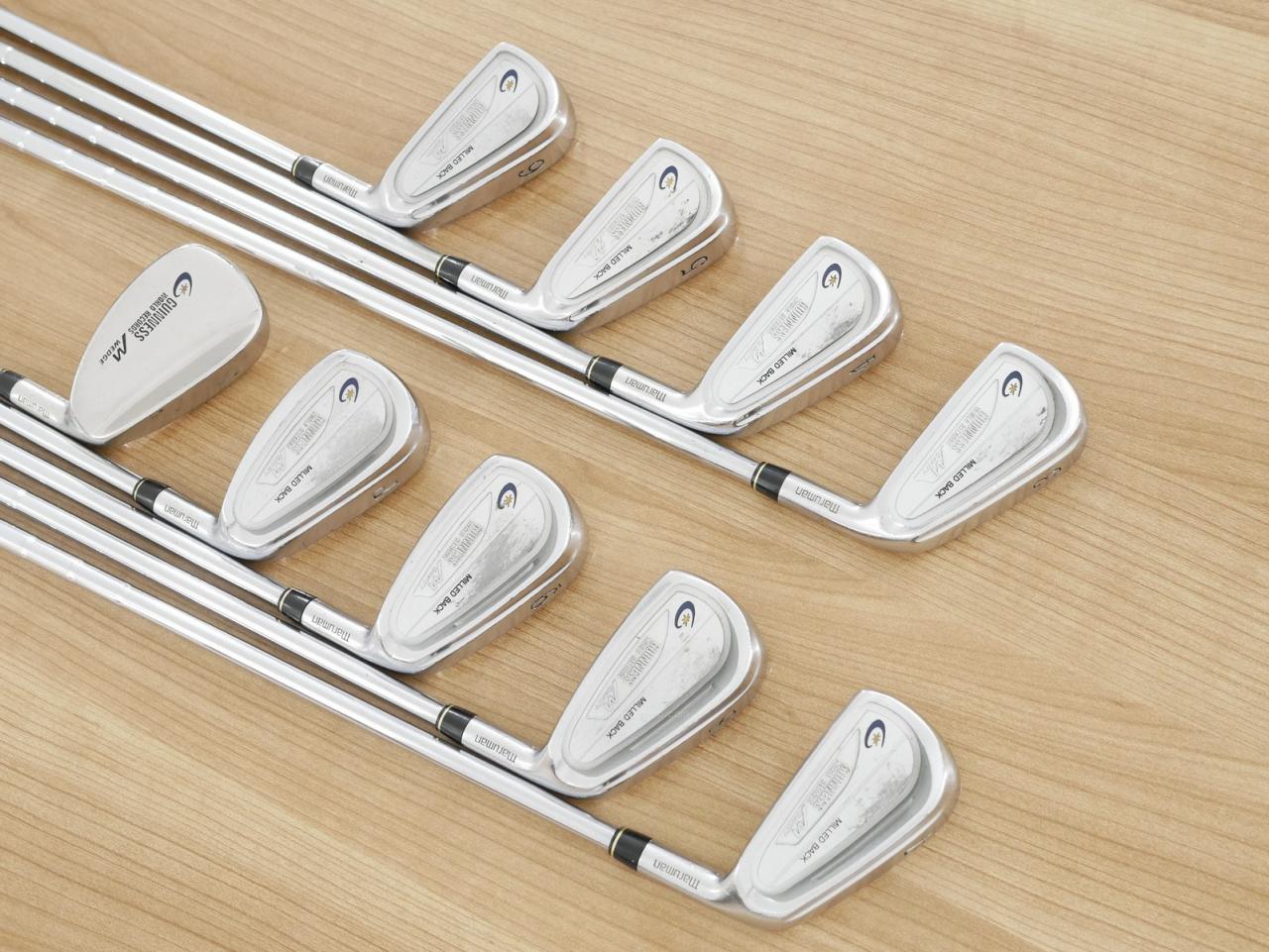 Iron set : Maruman : ชุดเหล็ก Maruman Guiness M Cavity (ฝาแฝด M1 ในตำนานครับ) มีเหล็ก 3-Pw,Sw (10 ชิ้น) ก้านเหล็ก NS Pro 950 Flex R