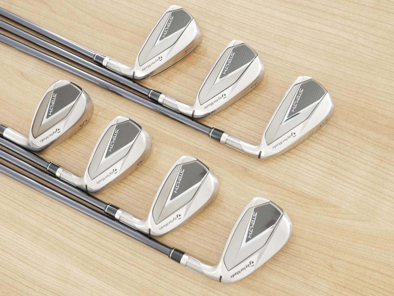 Iron set : Taylormade : ชุดเหล็ก Taylormade Stealth (ออกปี 2022 Japan Spec.) มีเหล็ก 5-Pw,Sw (7 ชิ้น) ก้านกราไฟต์ Mitsubishi Tensei TM60 Flex S