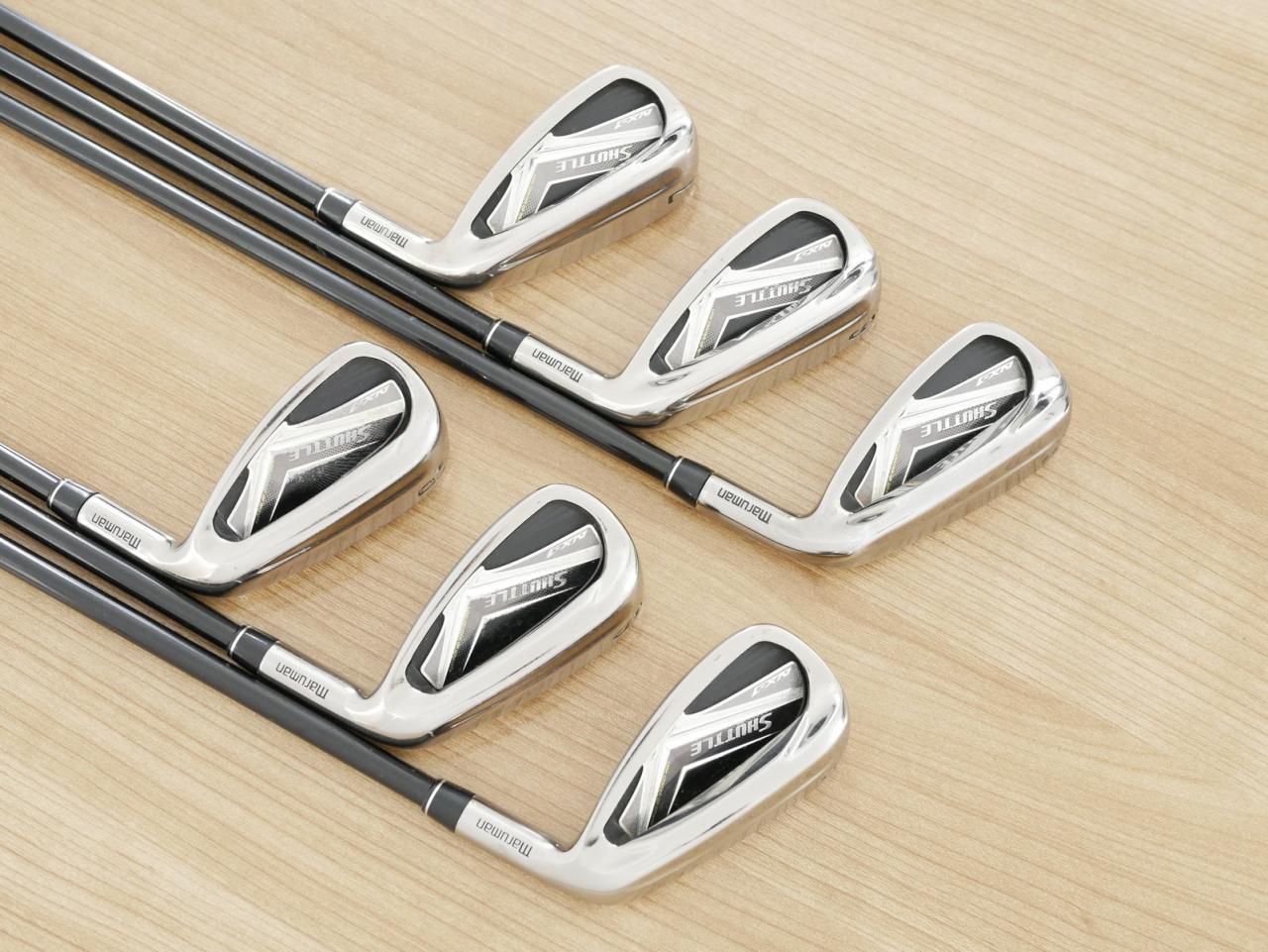Iron set : Maruman : ชุดเหล็ก Maruman Shuttle NX-1 (ออกปี 2018 หน้าเด้งสุดๆ โกงสุดๆ เหล็ก 7 Loft 27) มีเหล็ก 5-Pw (6 ชิ้น) ก้านกราไฟต์ Flex SR