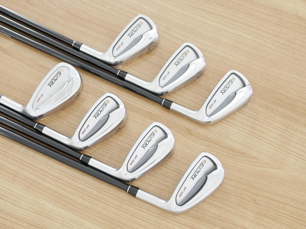 Iron set : Epon : ชุดเหล็ก EPON AF-306 Forged (รุ่นปี 2023) มีเหล็ก 5-Pw,Aw (7 ชิ้น) ก้านกราไฟต์ Mitsubishi Diamana Thump i95 Flex S