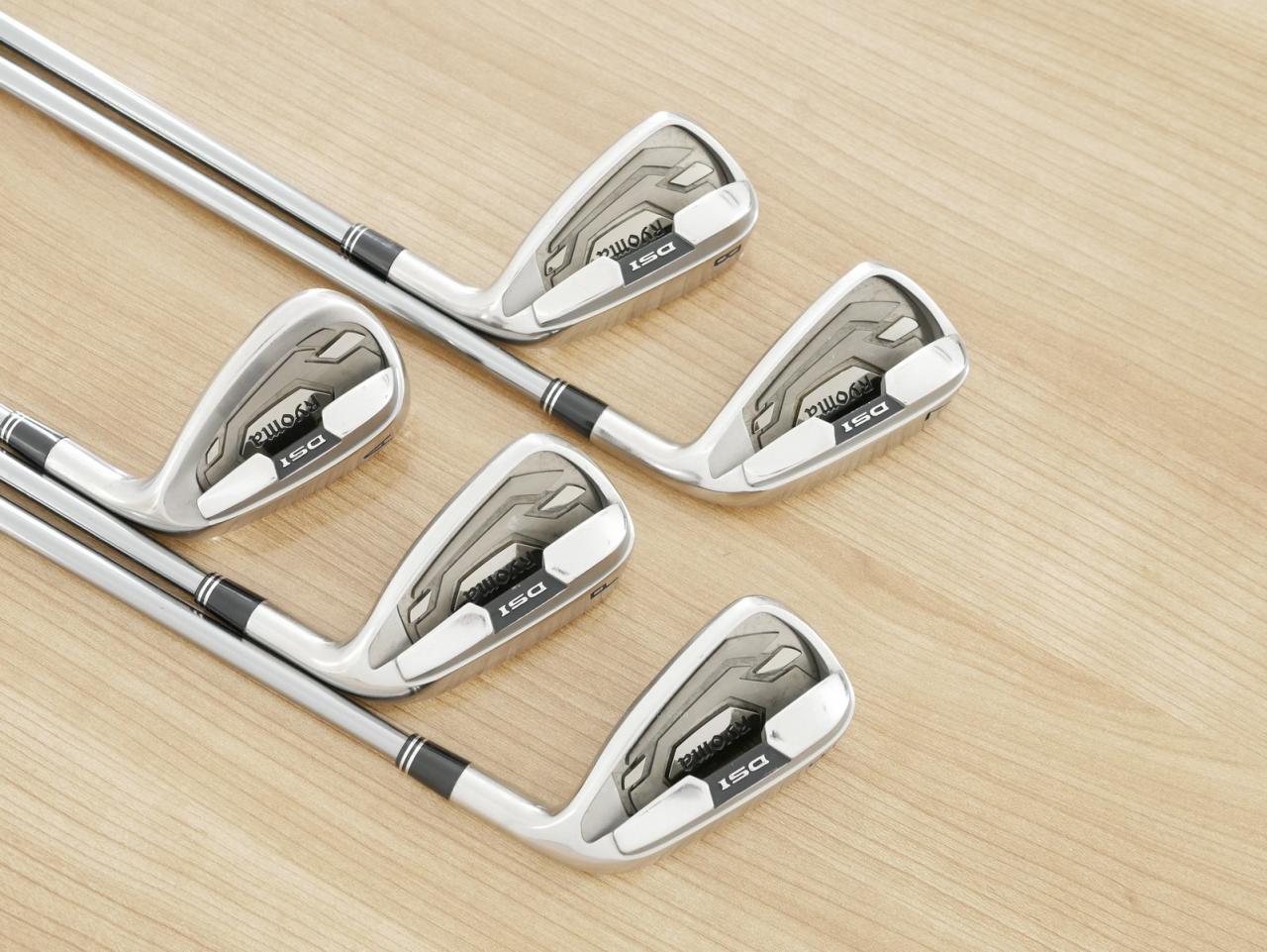 Iron set : Other Brand : ชุดเหล็ก Ryoma DSI (ตีง่ายมาก ไกลมากๆ หายากสุดๆ) มีเหล็ก 7-Pw,Aw (5 ชิ้น) ก้านกราไฟต์ Mitsubishi Grand Bassara GB i50 Flex R